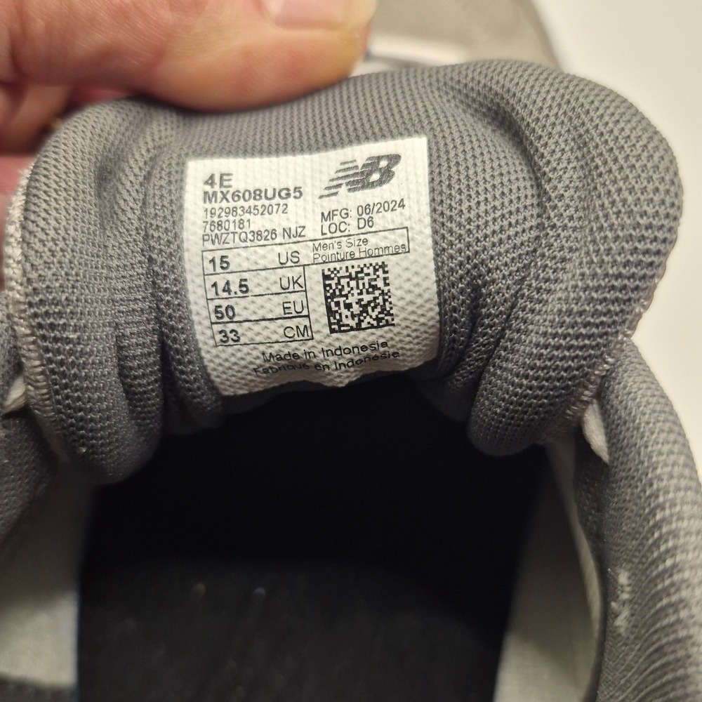 New Balance 608 Absorb Mens Gray Walking Running Shoes Comfort Insert Sneakers - Picture 9 of 9
